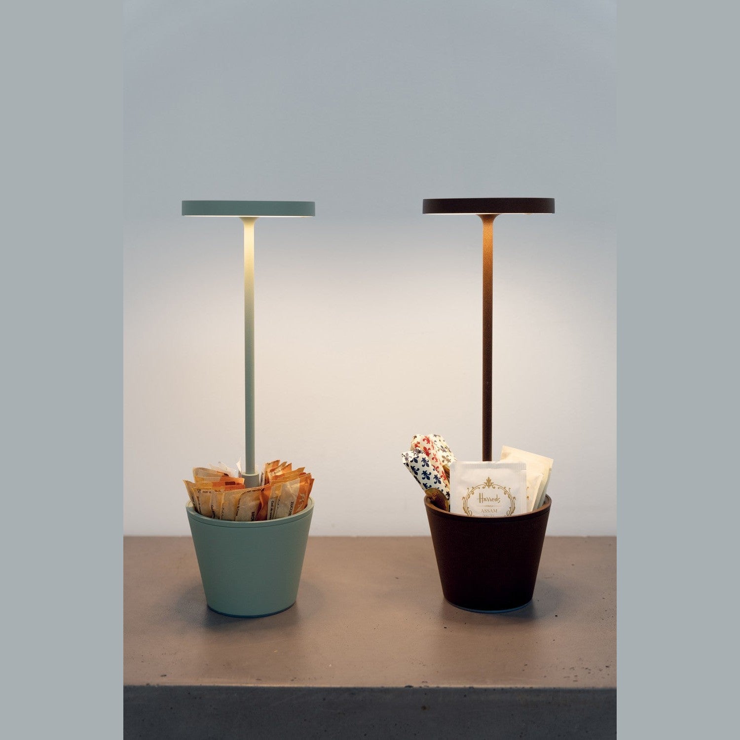 Zafferano - LD0420G4 - LED Table Lamp - Poldina - Sage Green