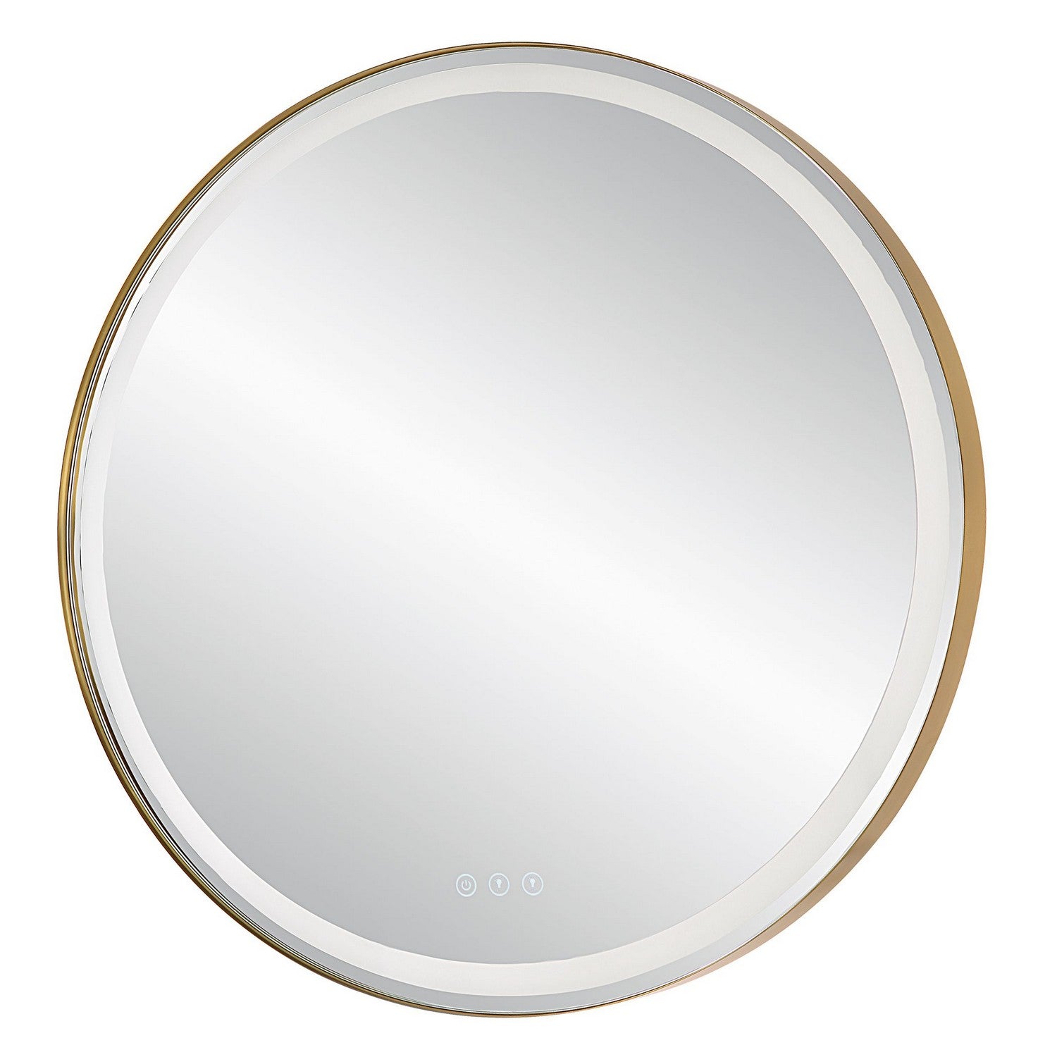 Uttermost - 09947 - Mirror - Crofton - Brushed Brass