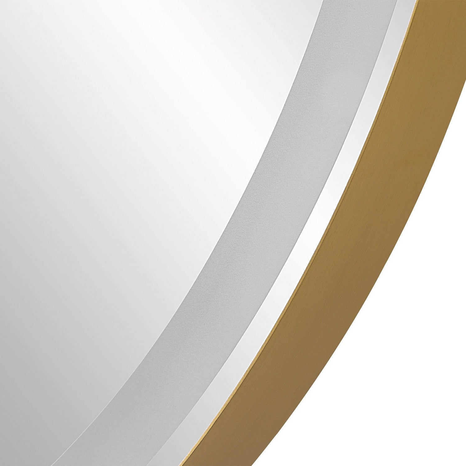 Uttermost - 09947 - Mirror - Crofton - Brushed Brass