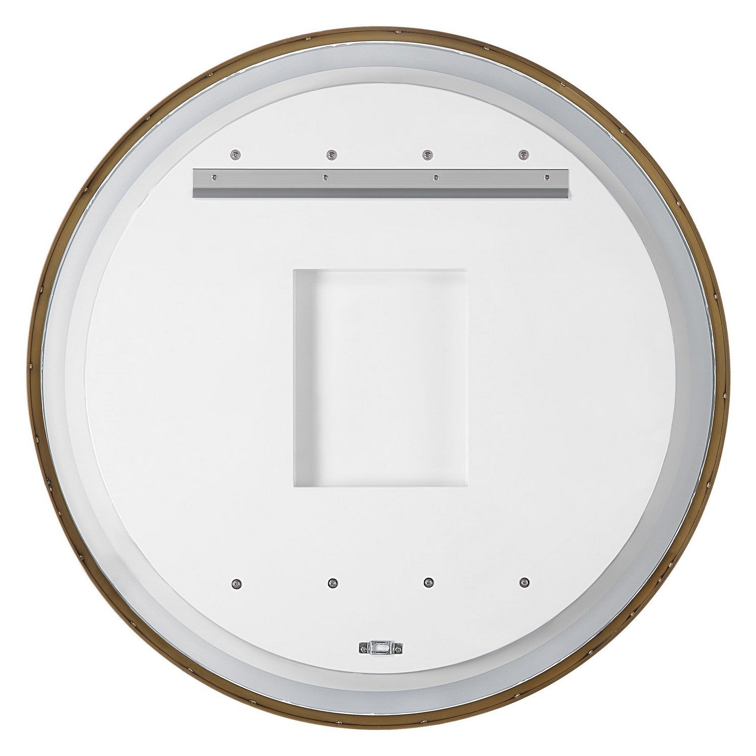 Uttermost - 09947 - Mirror - Crofton - Brushed Brass