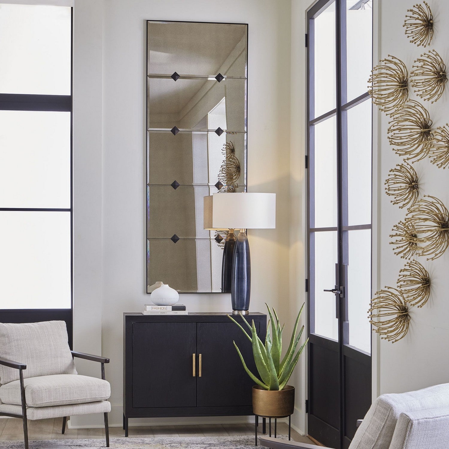 Uttermost - 09951 - Mirror - Serchio - Black Iron