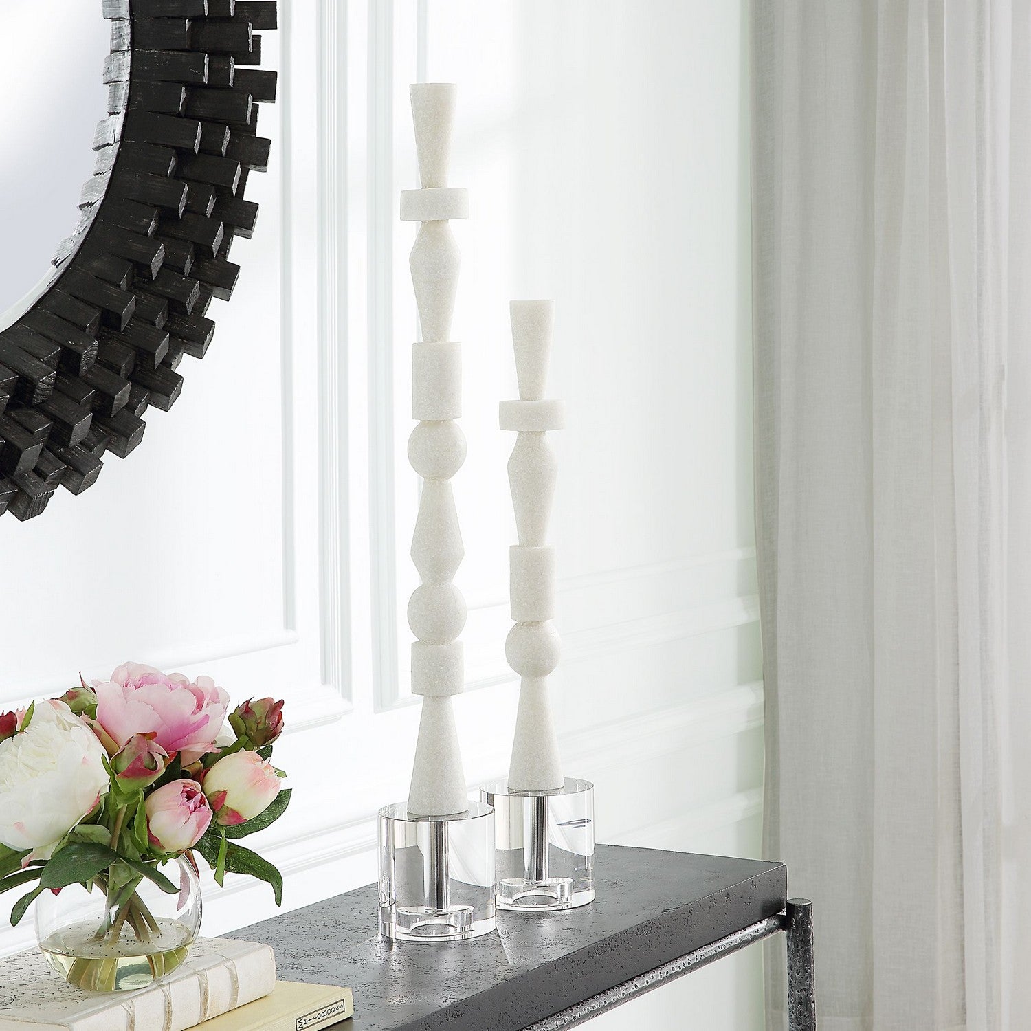 Uttermost - 18102 - Sculptures, Set/2 - Norte - Ivory