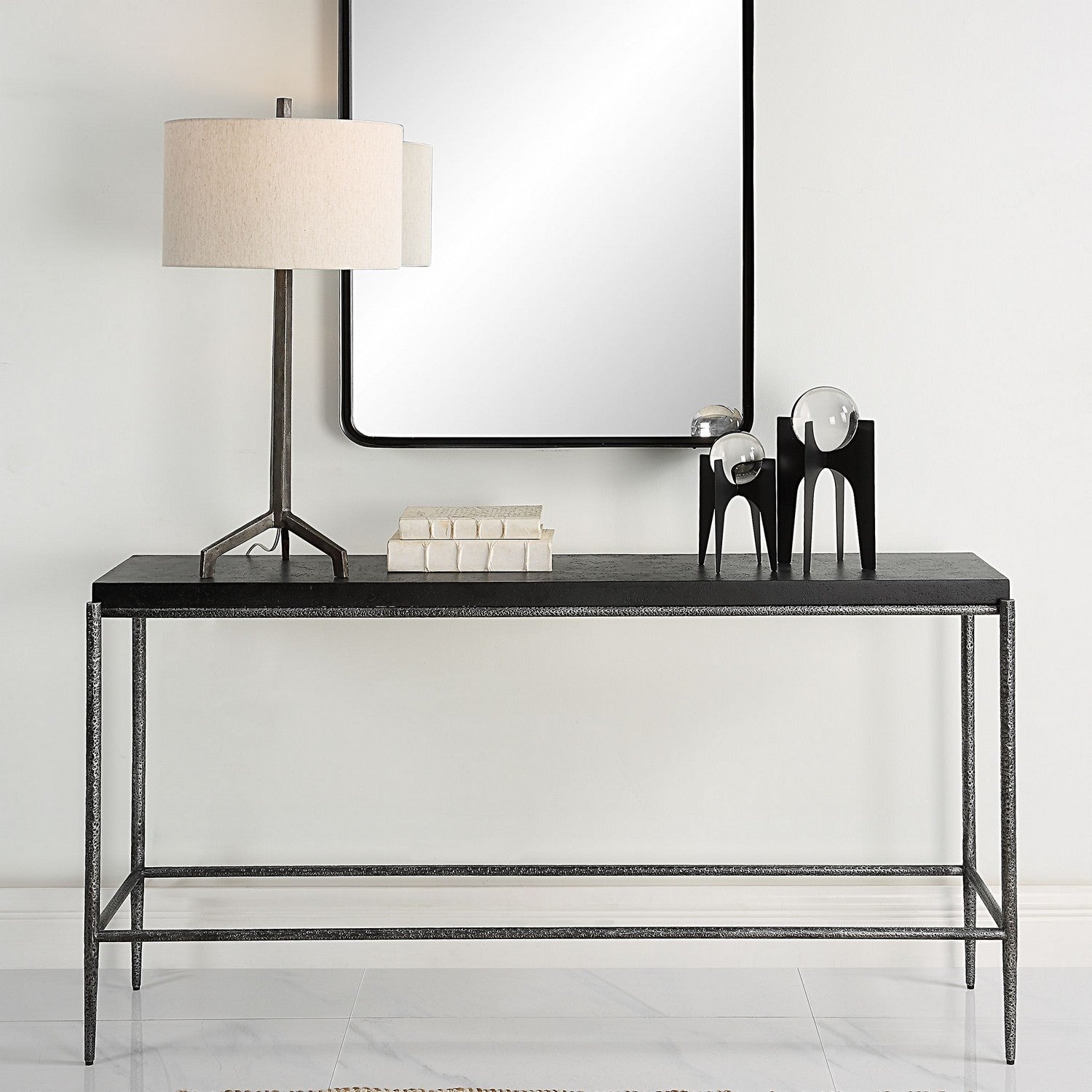 Uttermost - 22969 - Console Table - Crescendo - Dark Silver