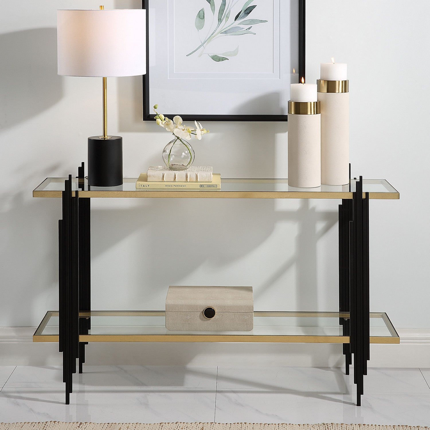 Uttermost - 22992 - Console Table - Empire - Gold Leaf