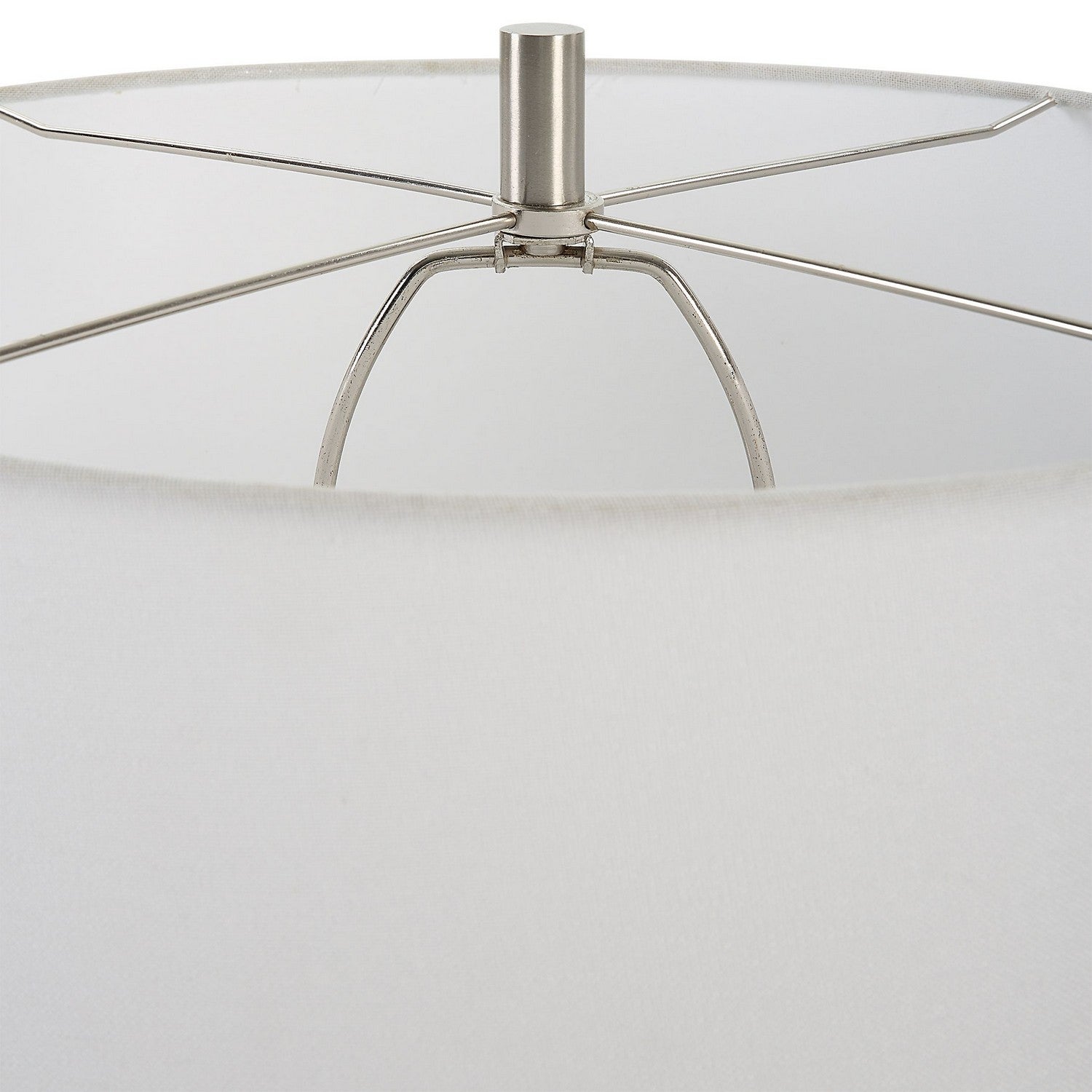 Uttermost - 30249 - One Light Table Lamp - Jubilee - Brushed Nickel