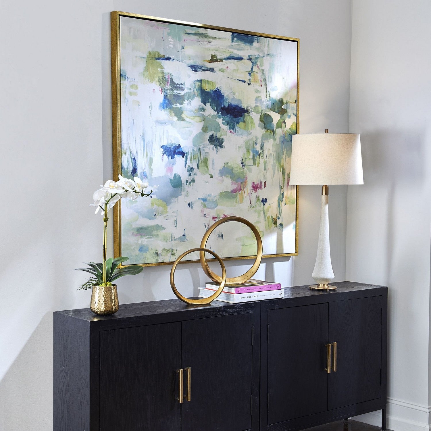 Uttermost - 32331 - Abstract Art - Abstract Reflections - Gold