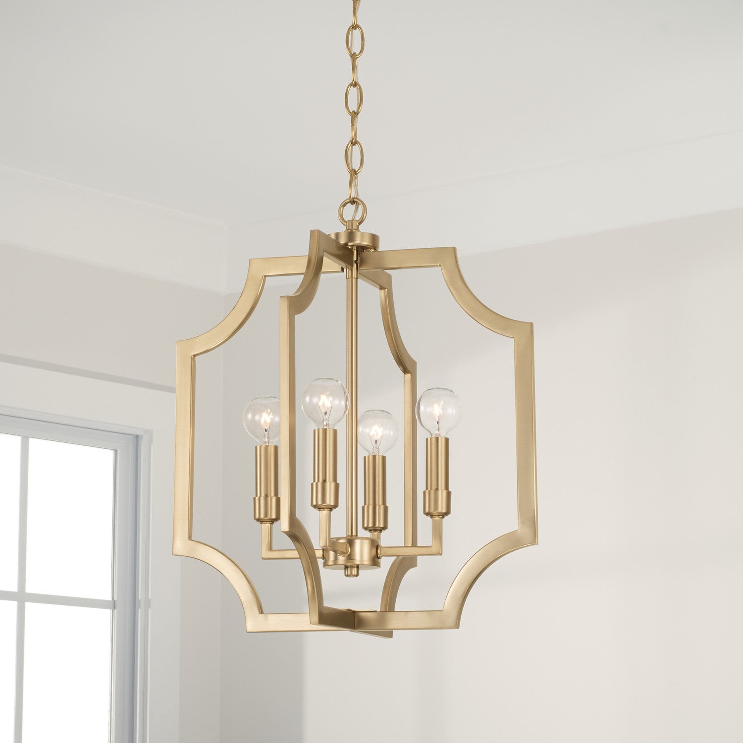 Capital Lighting - AA1037MA - Four Light Foyer Pendant - Courtney - Matte Brass