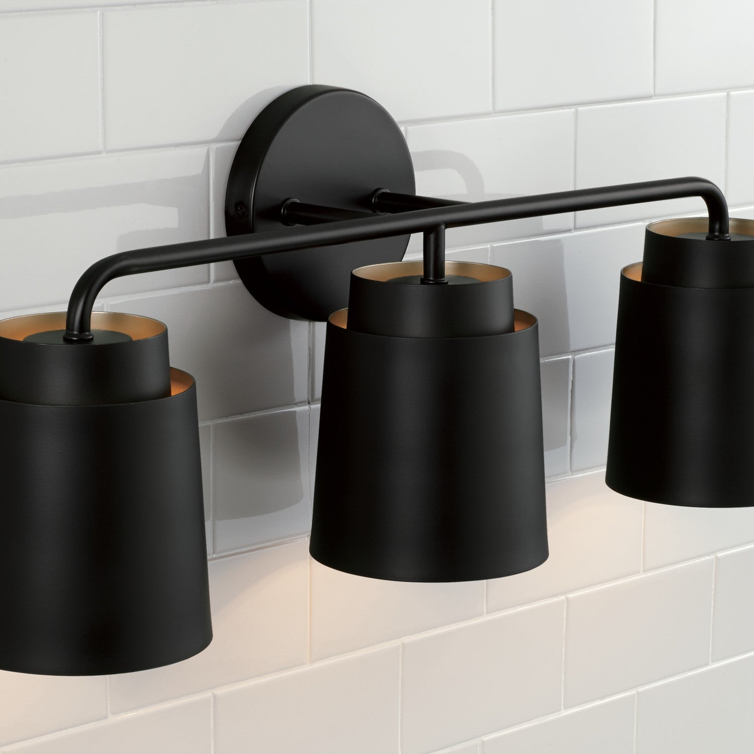 Capital Lighting - AA1036MB - Three Light Vanity - Pratt - Matte Black
