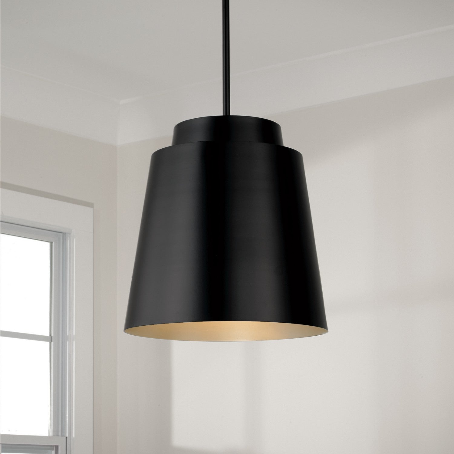 Capital Lighting - AA1034MB - One Light Pendant - Pratt - Matte Black