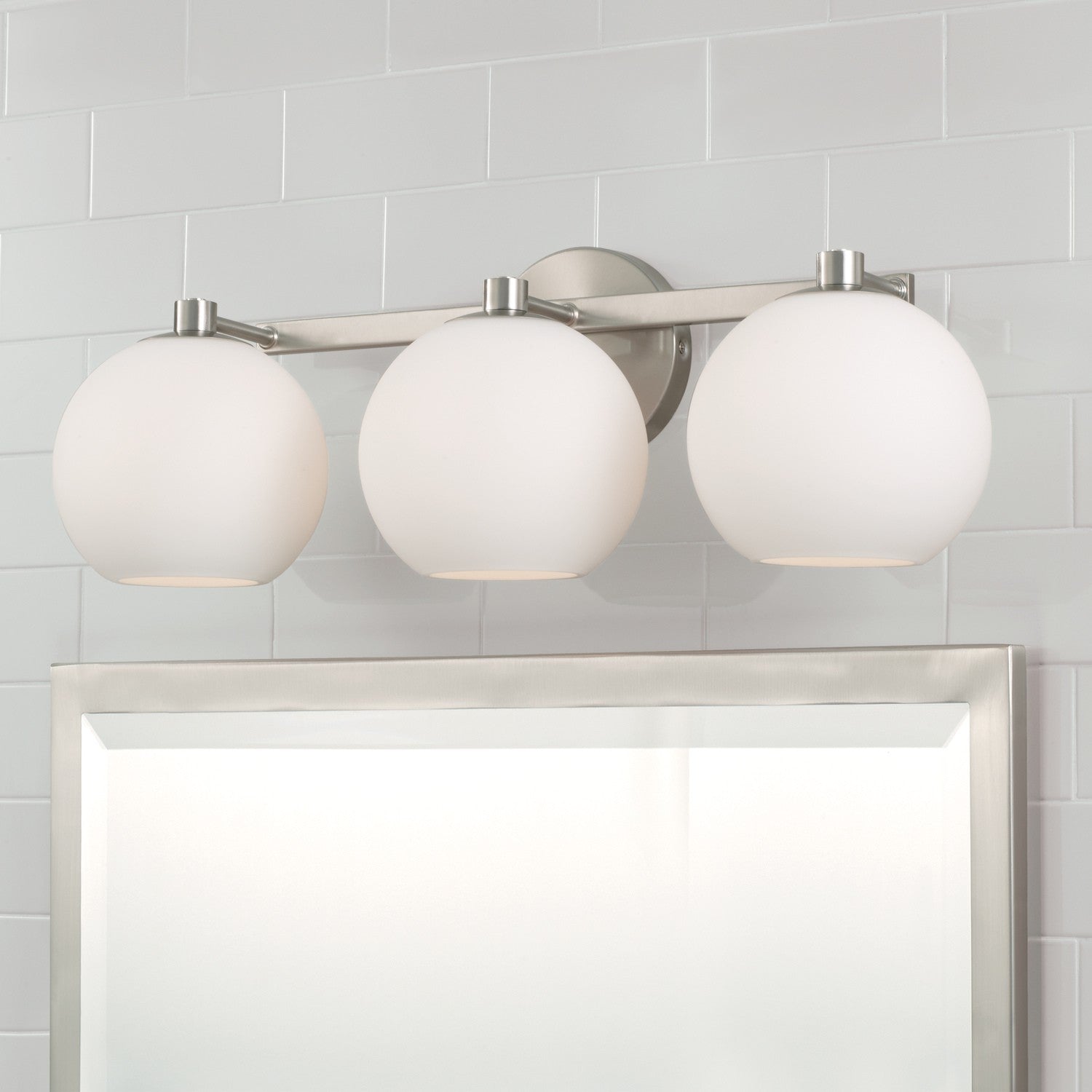 Capital Lighting - 152131BN-548 - Three Light Vanity - Ansley - Brushed Nickel