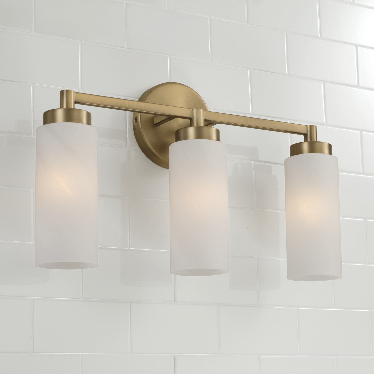 Capital Lighting - 151731AD - Three Light Vanity - Alyssa - Aged Brass