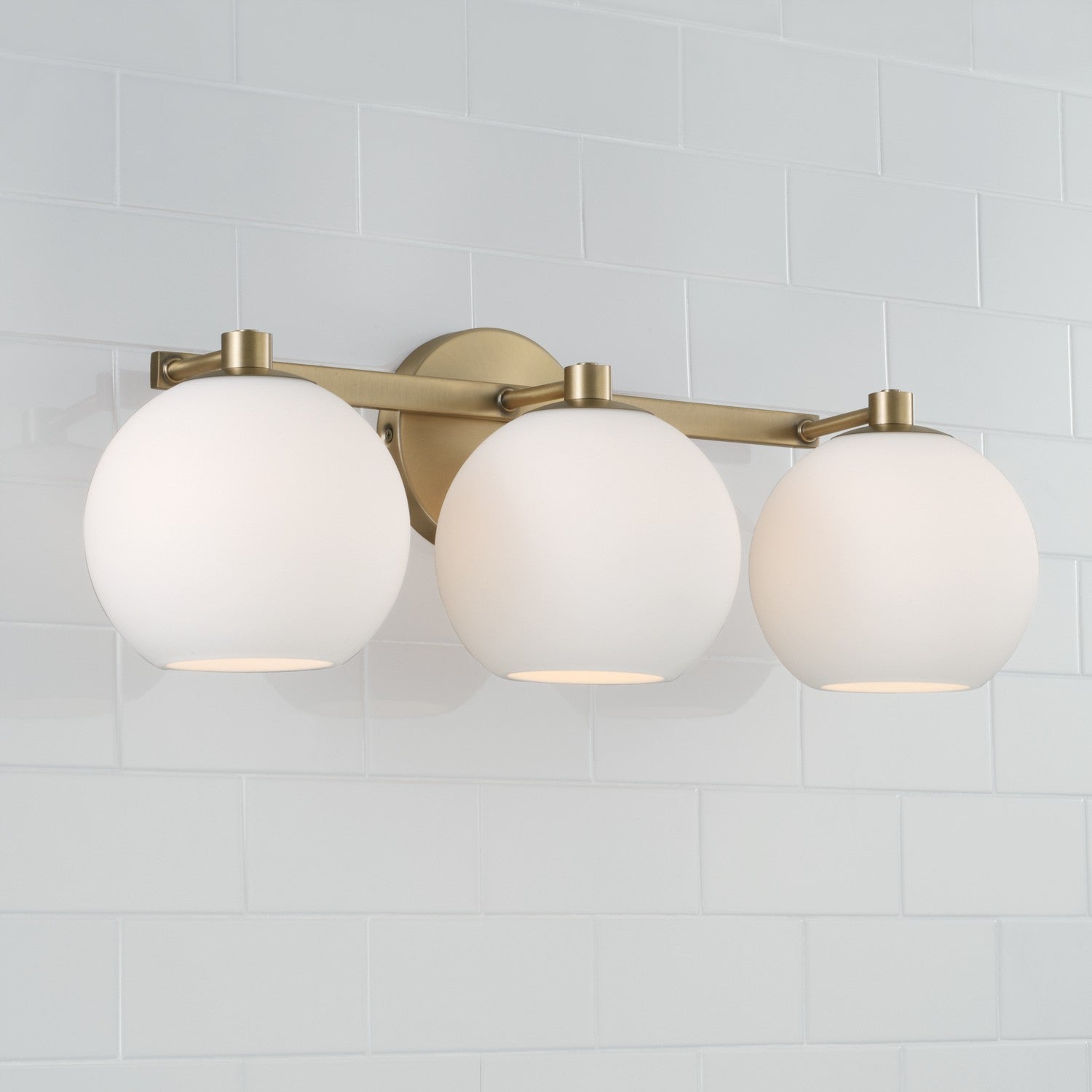 Capital Lighting - 152131AD-548 - Three Light Vanity - Ansley - Aged Brass