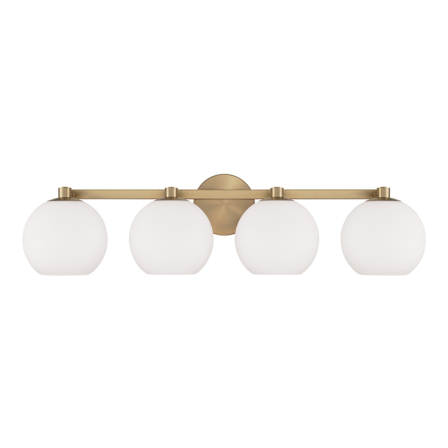 Capital Lighting - 152141AD-548 - Four Light Vanity - Ansley - Aged Brass