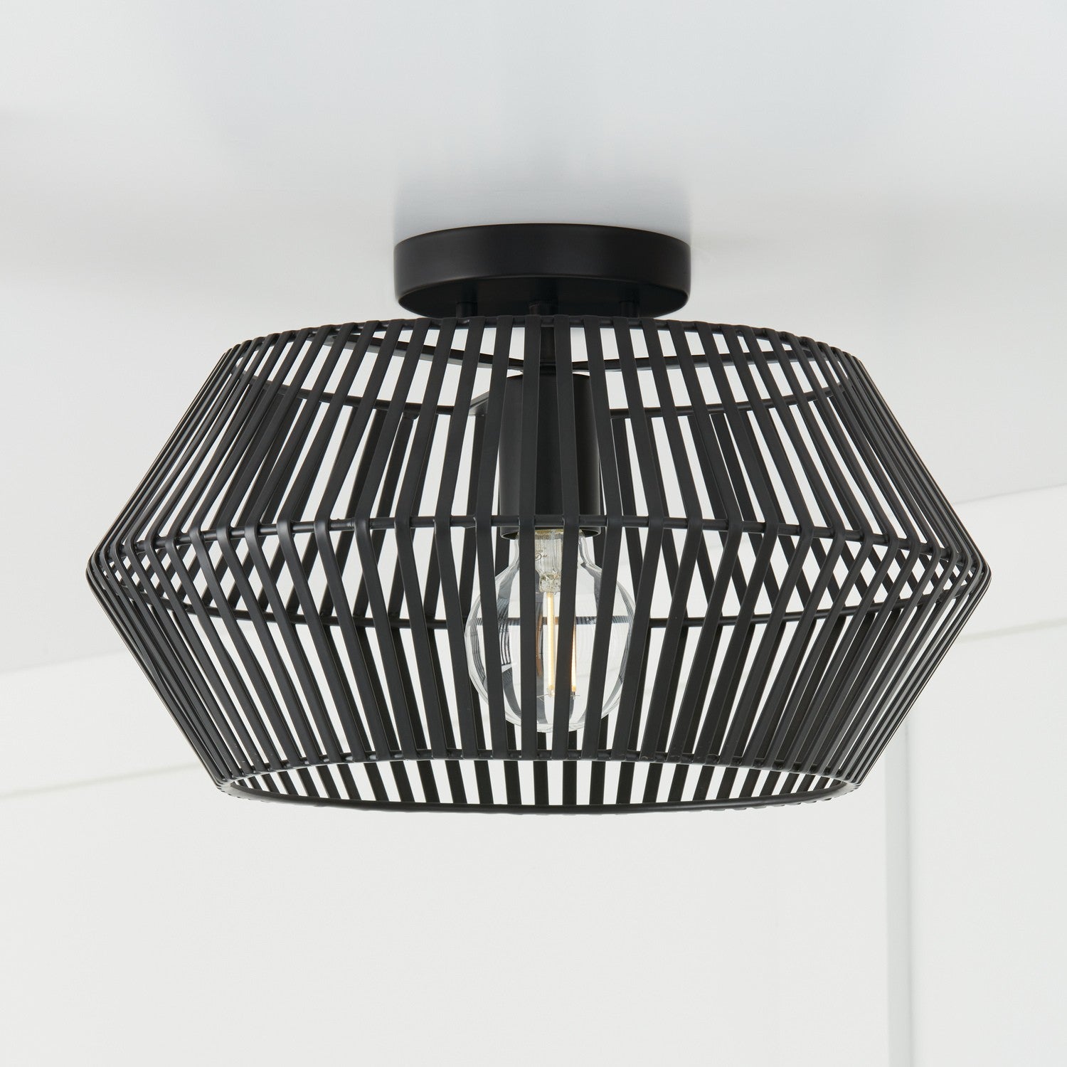 Capital Lighting - 230311MB - One Light Semi Flush Mount - Kaiya - Matte Black