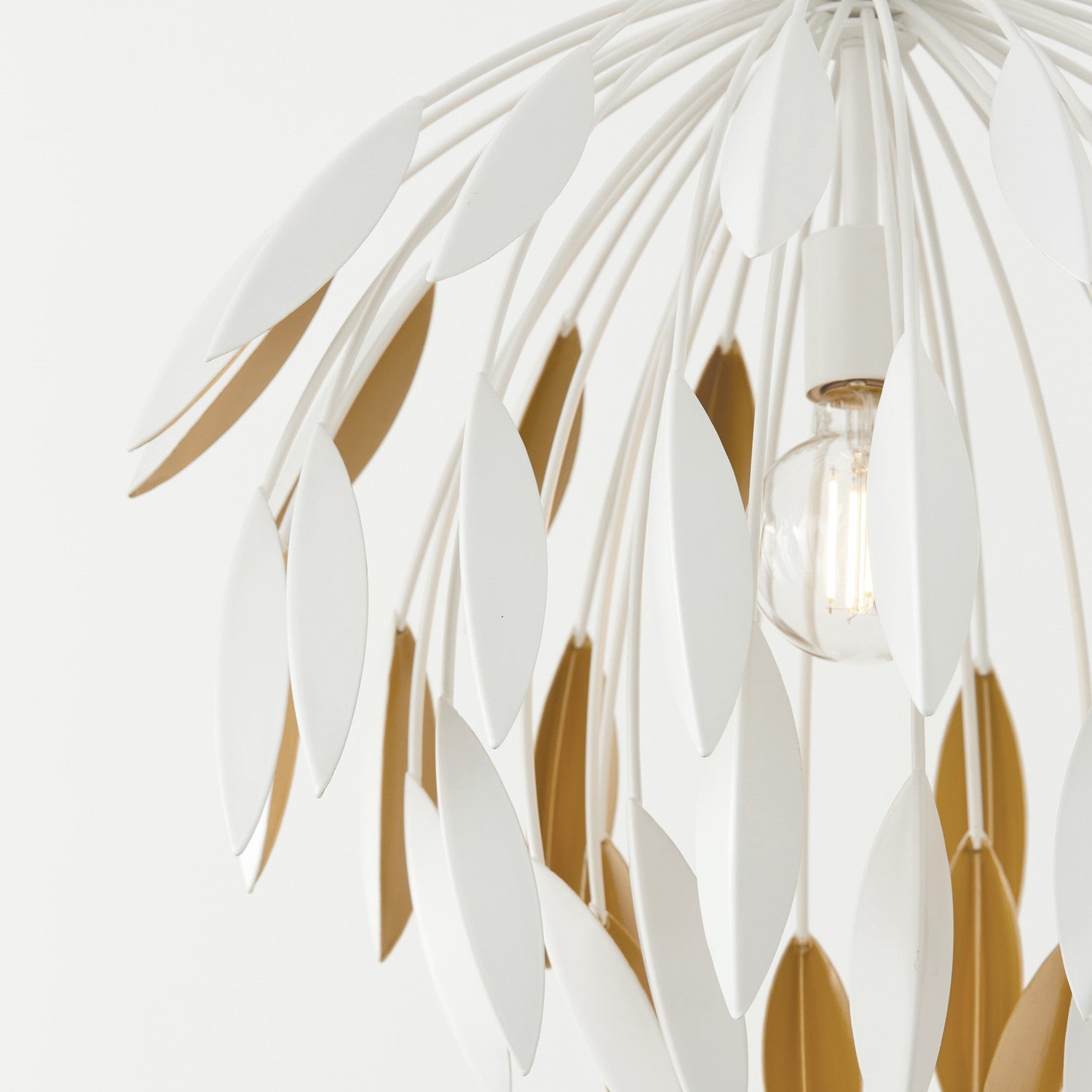 Capital Lighting - 351812WE - One Light Pendant - Margeaux - Matte White
