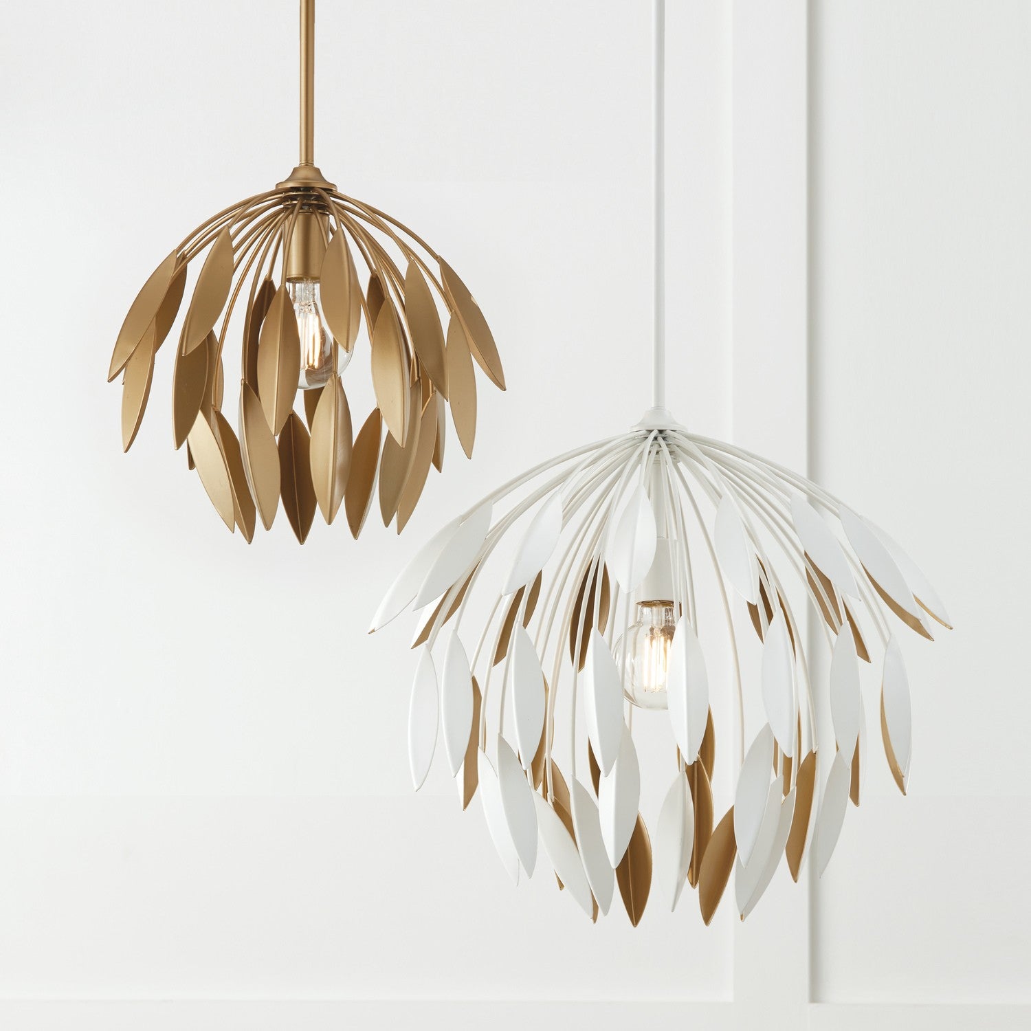 Capital Lighting - 351812WE - One Light Pendant - Margeaux - Matte White