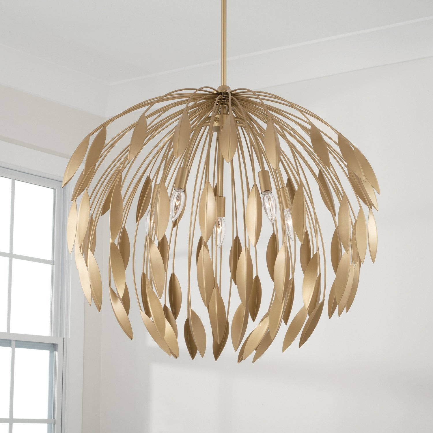 Capital Lighting - 351851GF - Five Light Pendant - Margeaux - Buffed Gold