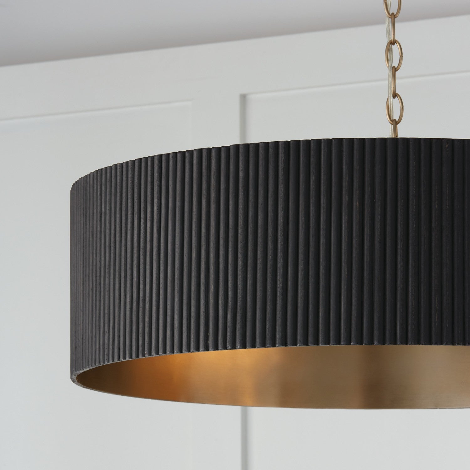 Capital Lighting - 450741KR - Four Light Chandelier - Donovan - Black Stain and Matte Brass