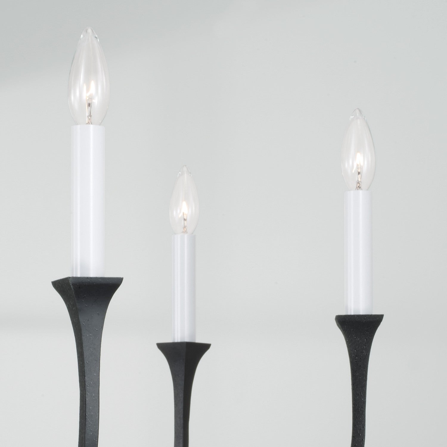 Capital Lighting - 452361BI - Six Light Chandelier - Decklan - Black Iron