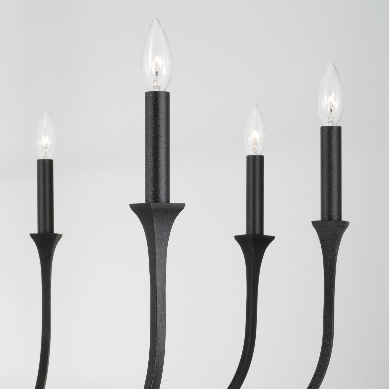 Capital Lighting - 452381BI - Eight Light Chandelier - Decklan - Black Iron