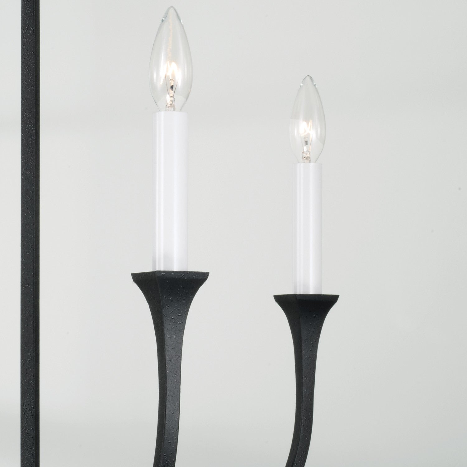 Capital Lighting - 452341BI - Four Light Chandelier - Decklan - Black Iron