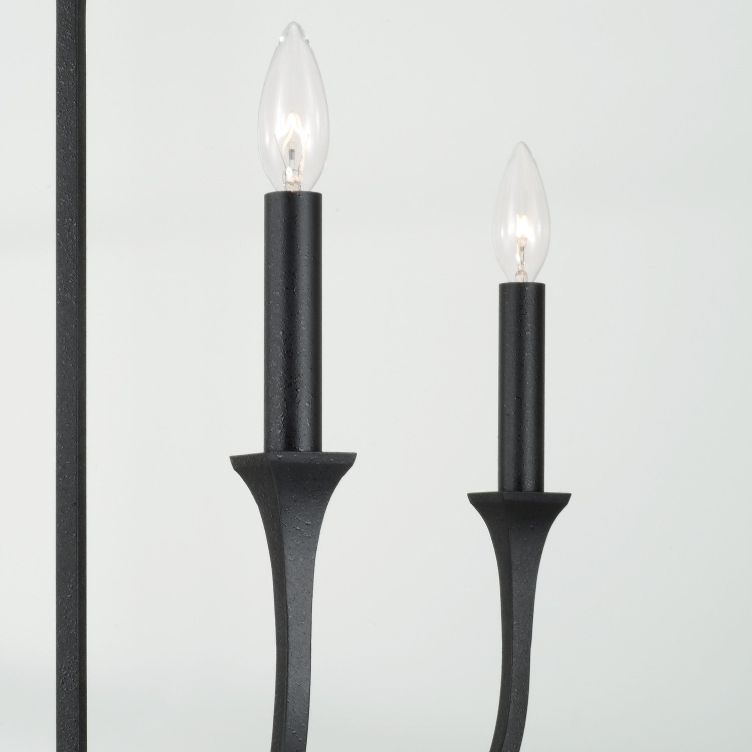 Capital Lighting - 452341BI - Four Light Chandelier - Decklan - Black Iron