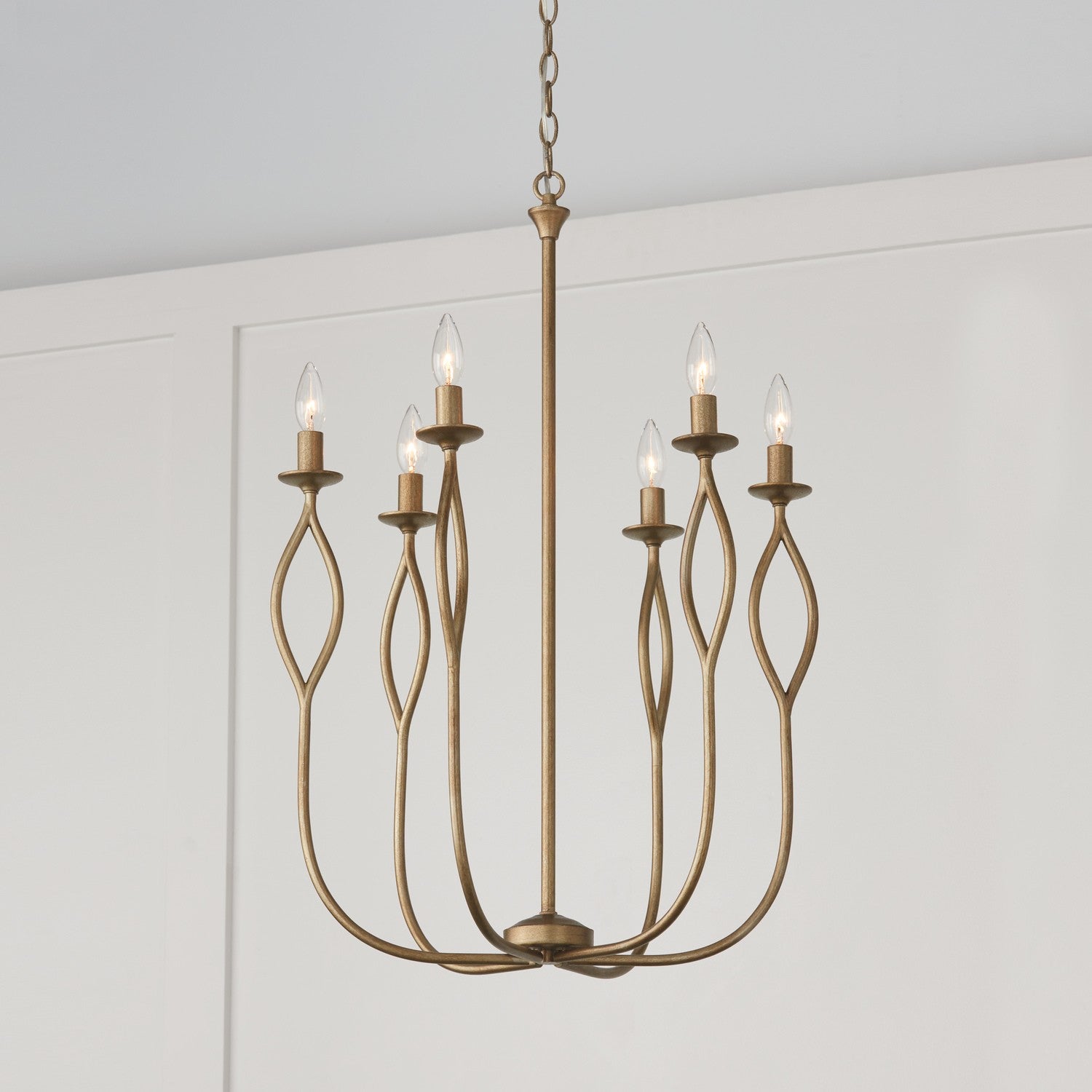 Capital Lighting - 452561ML - Six Light Chandelier - Cohen - Mystic Luster
