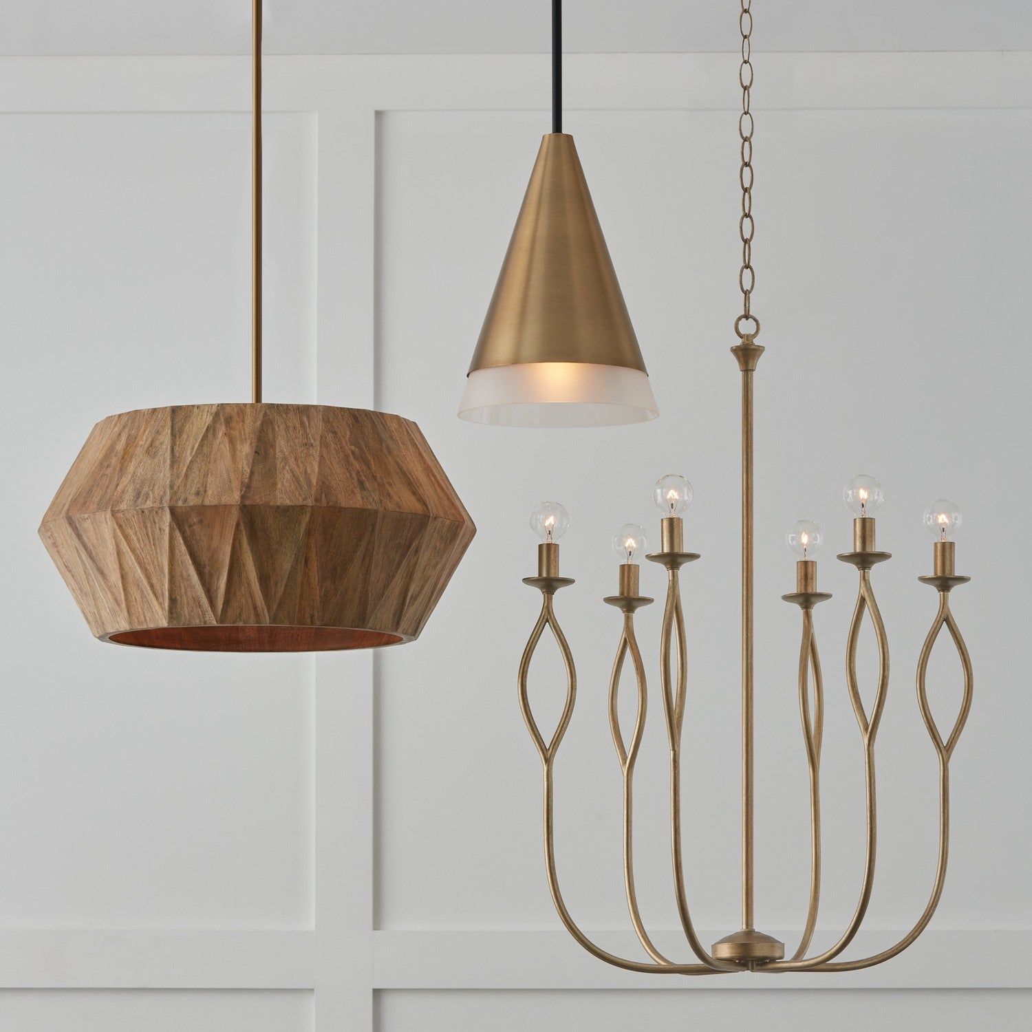 Capital Lighting - 452561ML - Six Light Chandelier - Cohen - Mystic Luster