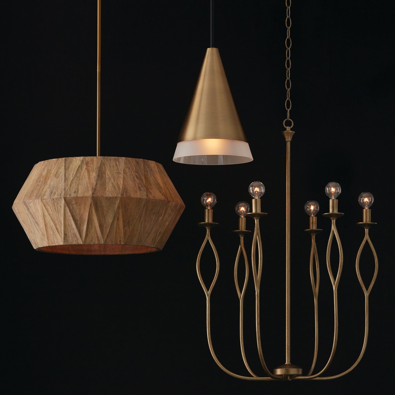 Capital Lighting - 452561ML - Six Light Chandelier - Cohen - Mystic Luster