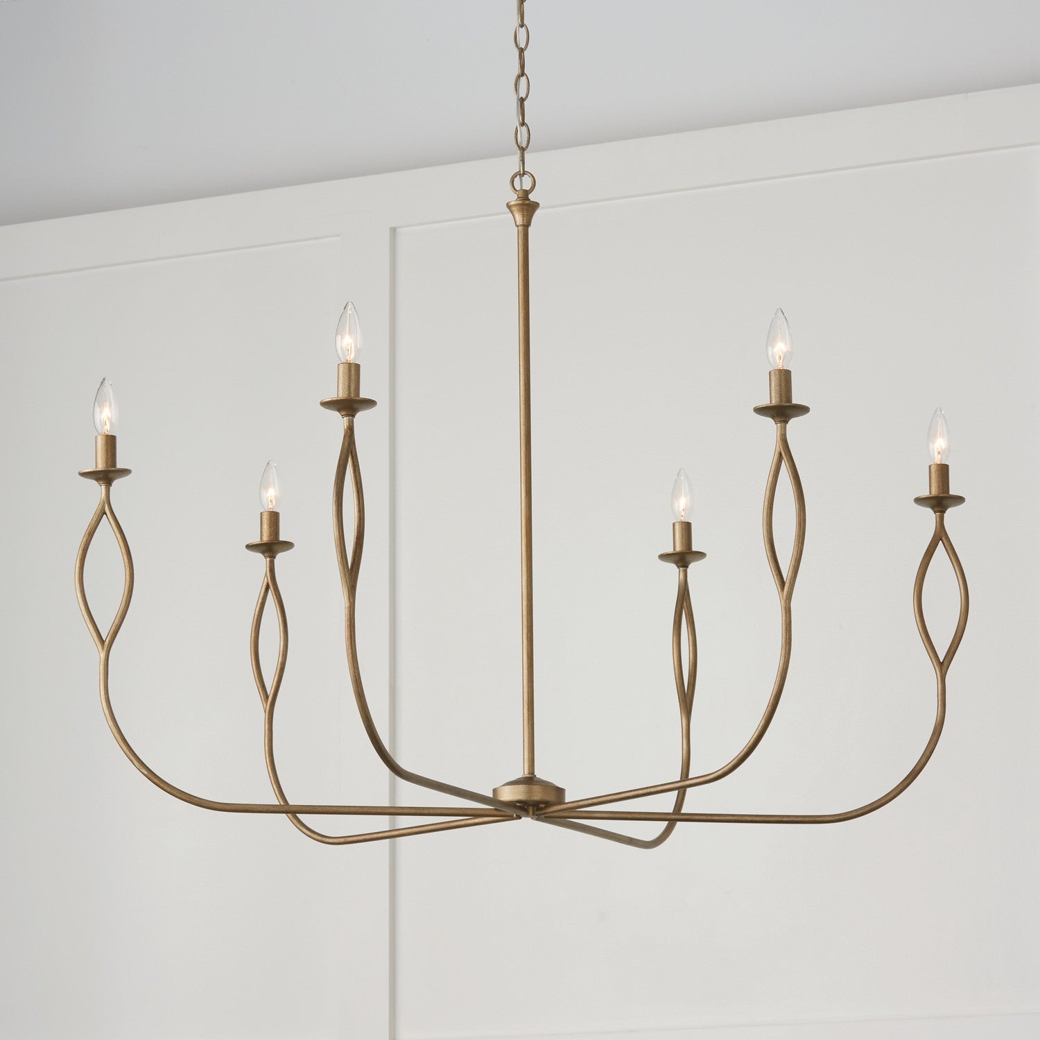 Capital Lighting - 452563ML - Six Light Chandelier - Cohen - Mystic Luster