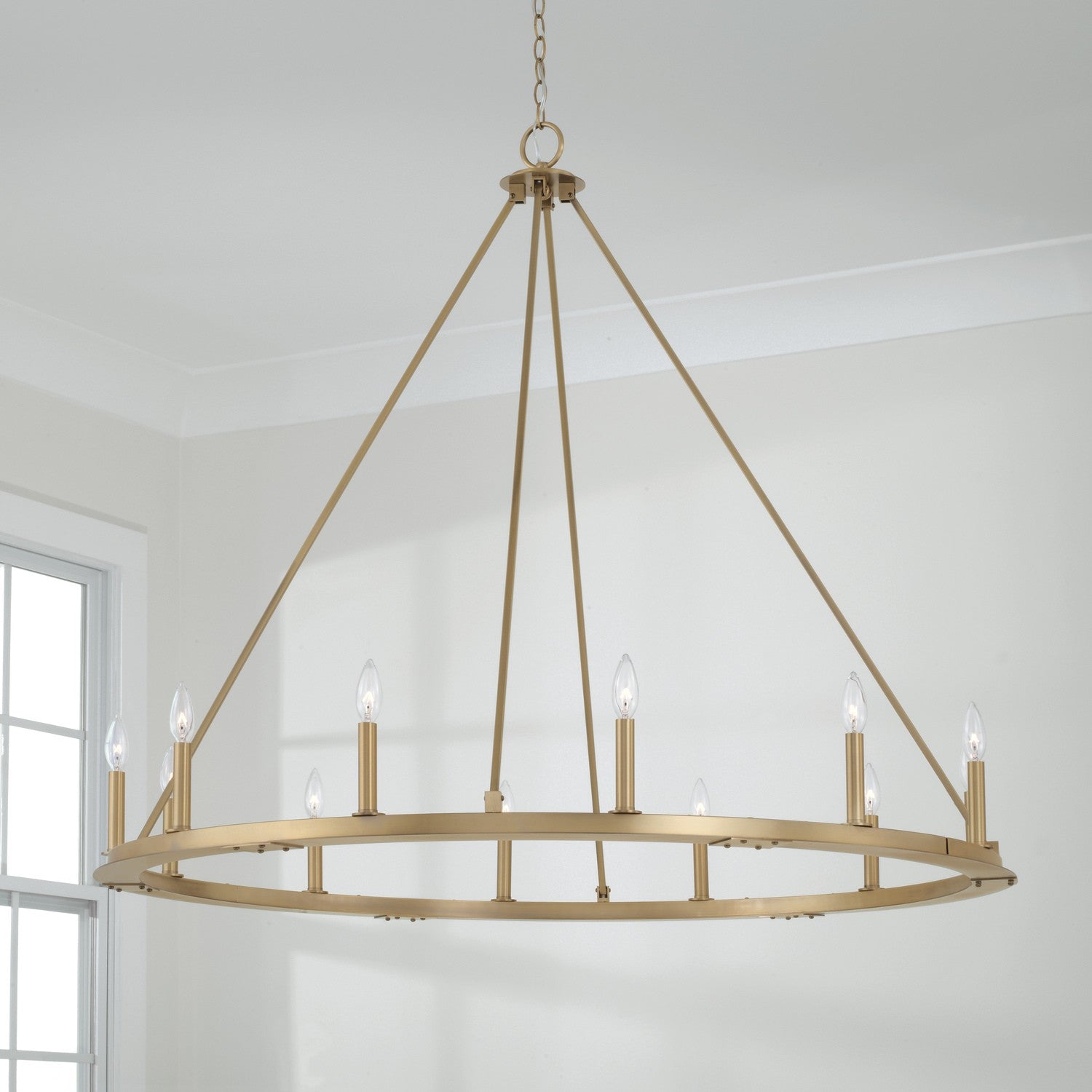 Capital Lighting - 4912AD - 12 Light Chandelier - Pearson - Aged Brass