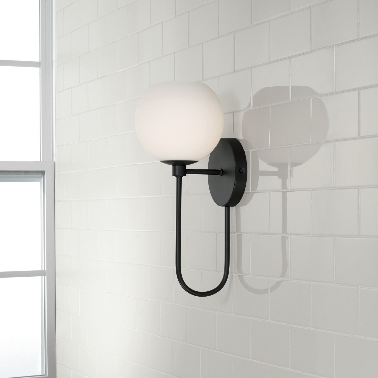 Capital Lighting - 652111MB-548 - One Light Wall Sconce - Ansley - Matte Black