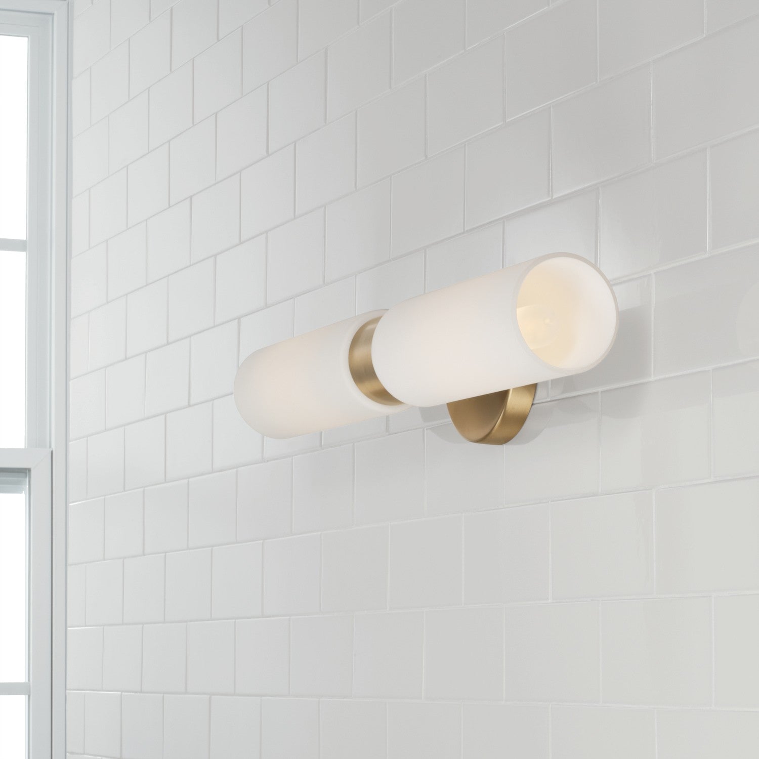 Capital Lighting - 652621AD - Two Light Wall Sconce - Theo - Aged Brass