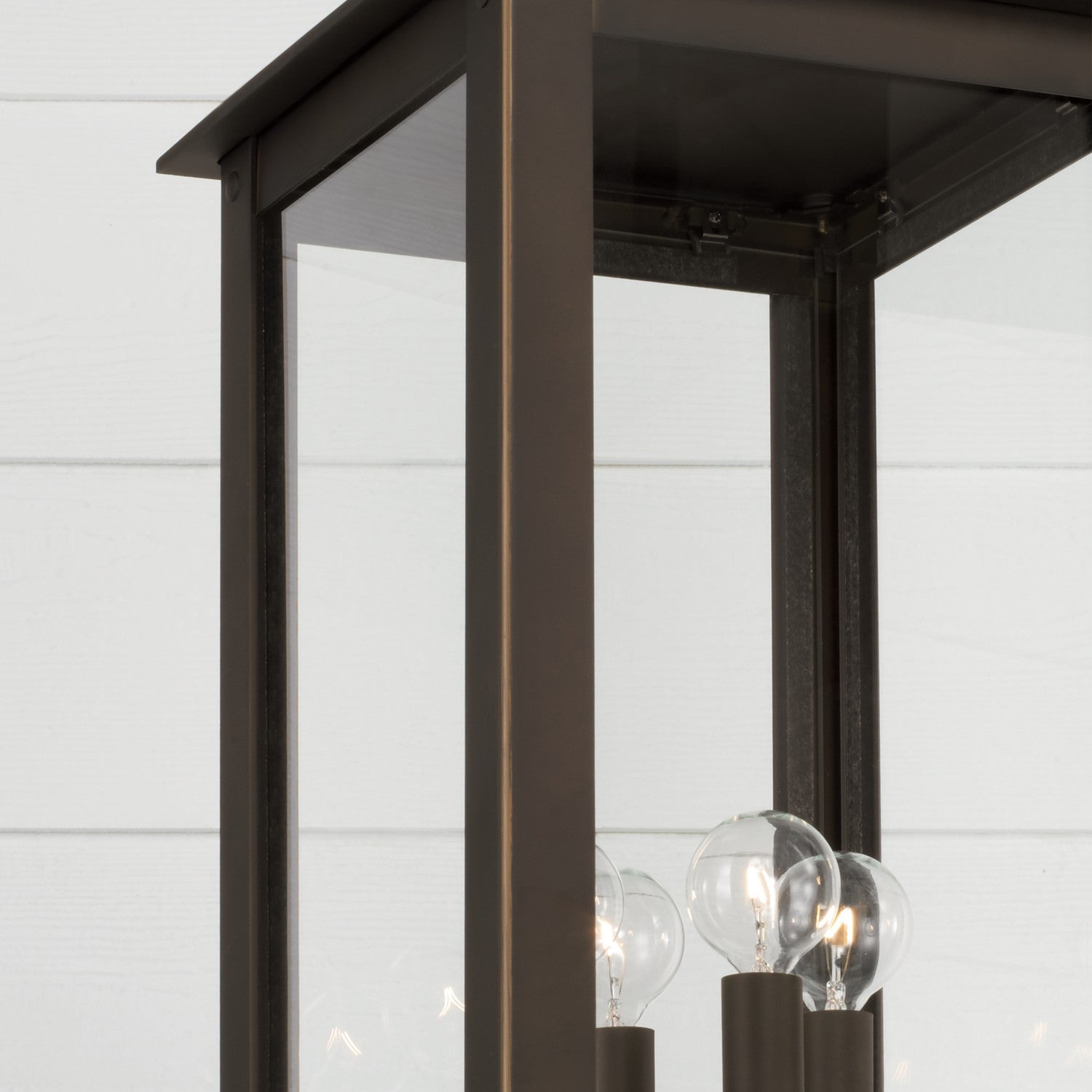 Capital Lighting - 934643OZ - Four Light Outdoor Post Lantern - Hunt - Oiled Bronze
