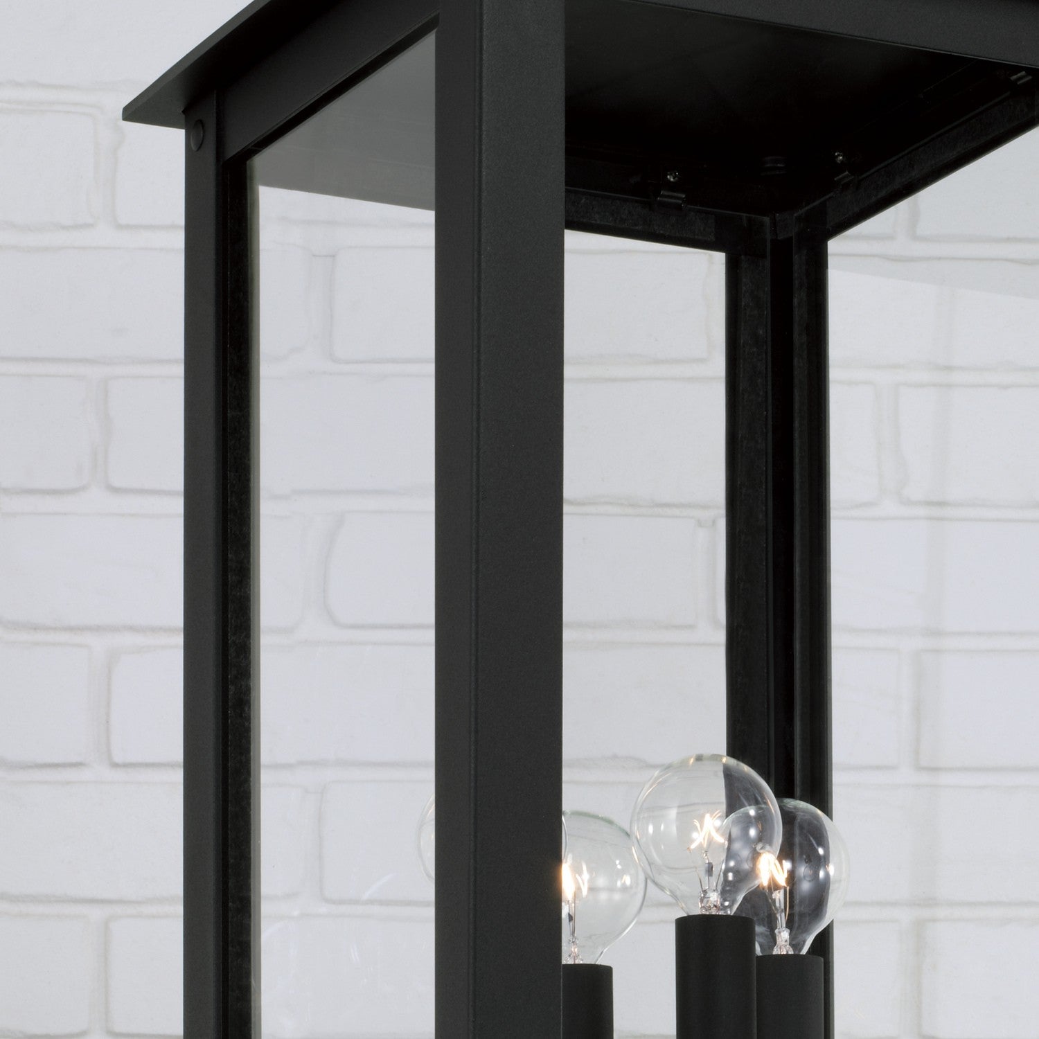 Capital Lighting - 934643BK - Four Light Outdoor Post Lantern - Hunt - Black