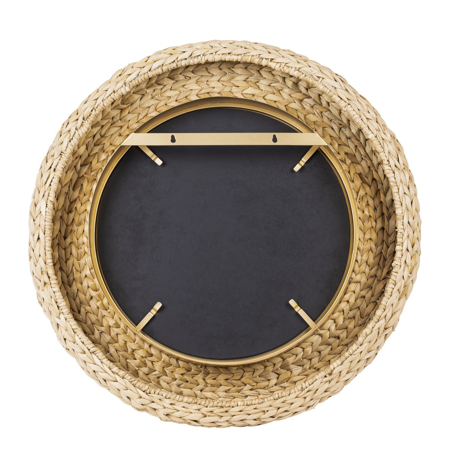 Varaluz - 457MI30FGN - Mirror - Athena - French Gold/Natural Seagrass