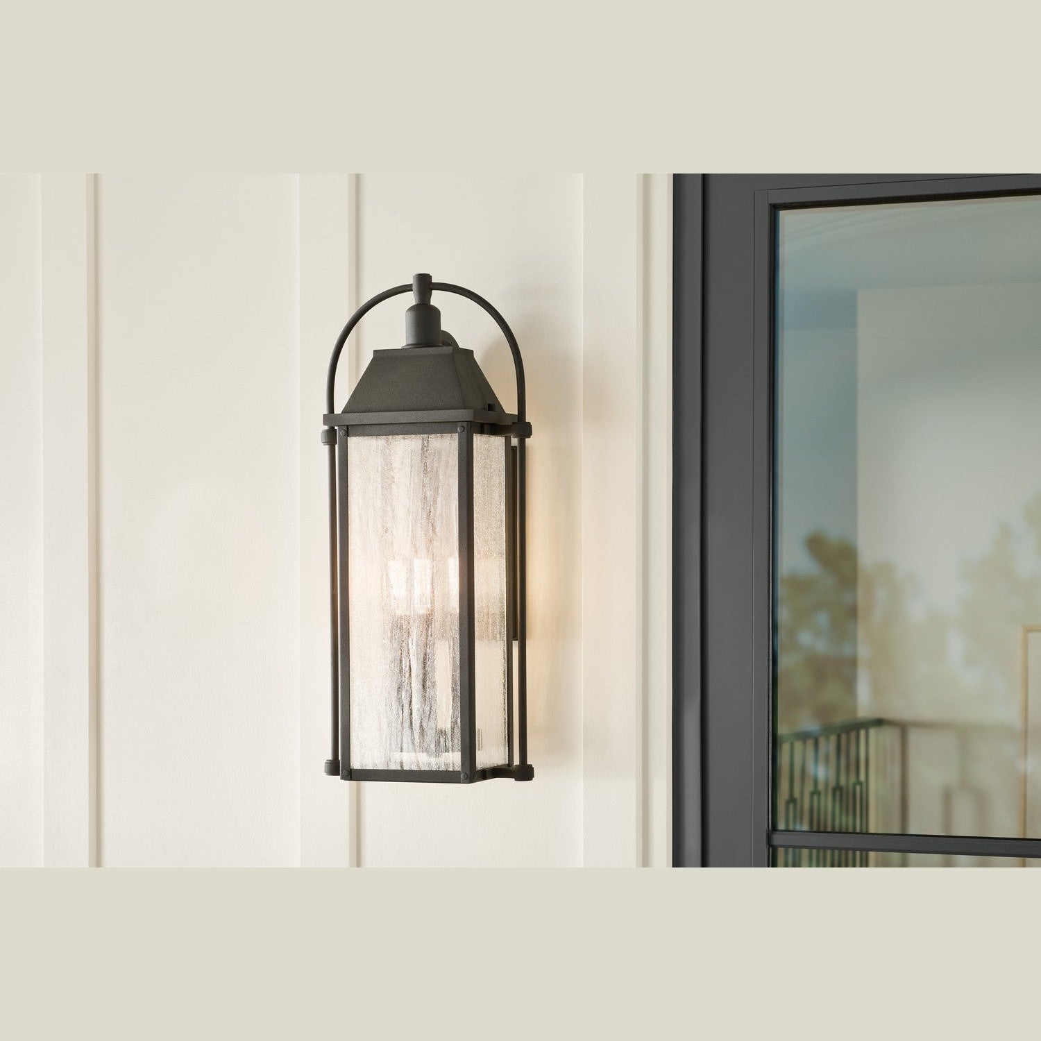 Kichler - 49716BKT - Four Light Outdoor Wall Mount - Harbor Row - Textured Black