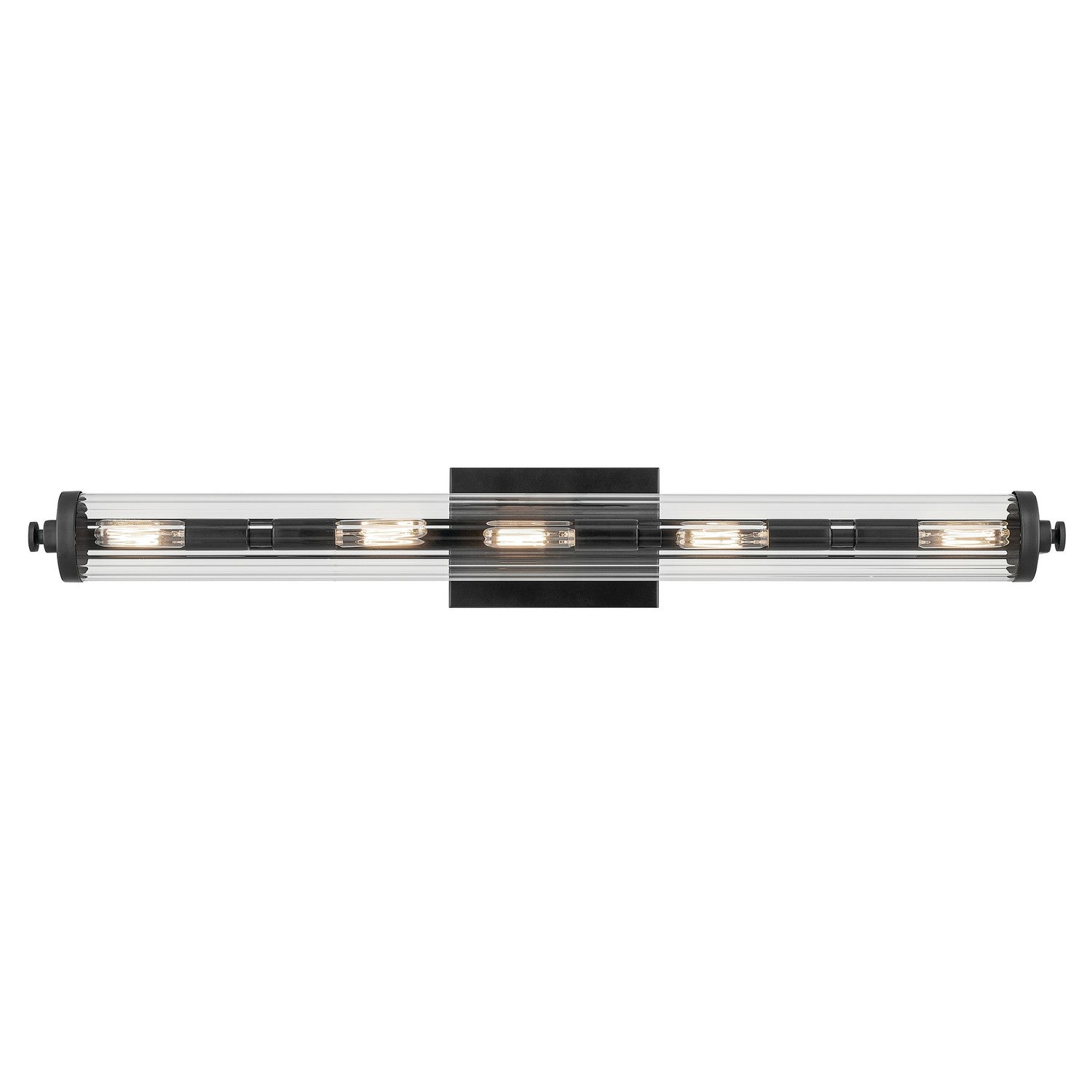 Kichler - 45650BK - Five Light Linear Bath - Azores - Black