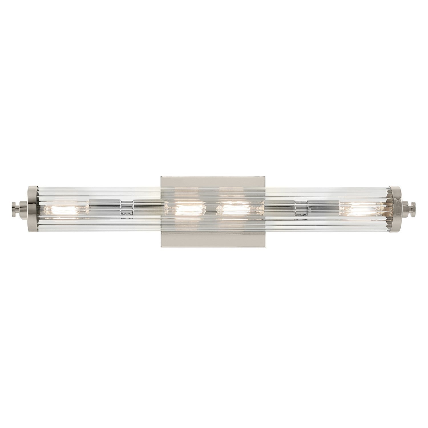 Kichler - 45649PN - Four Light Linear Bath - Azores - Polished Nickel