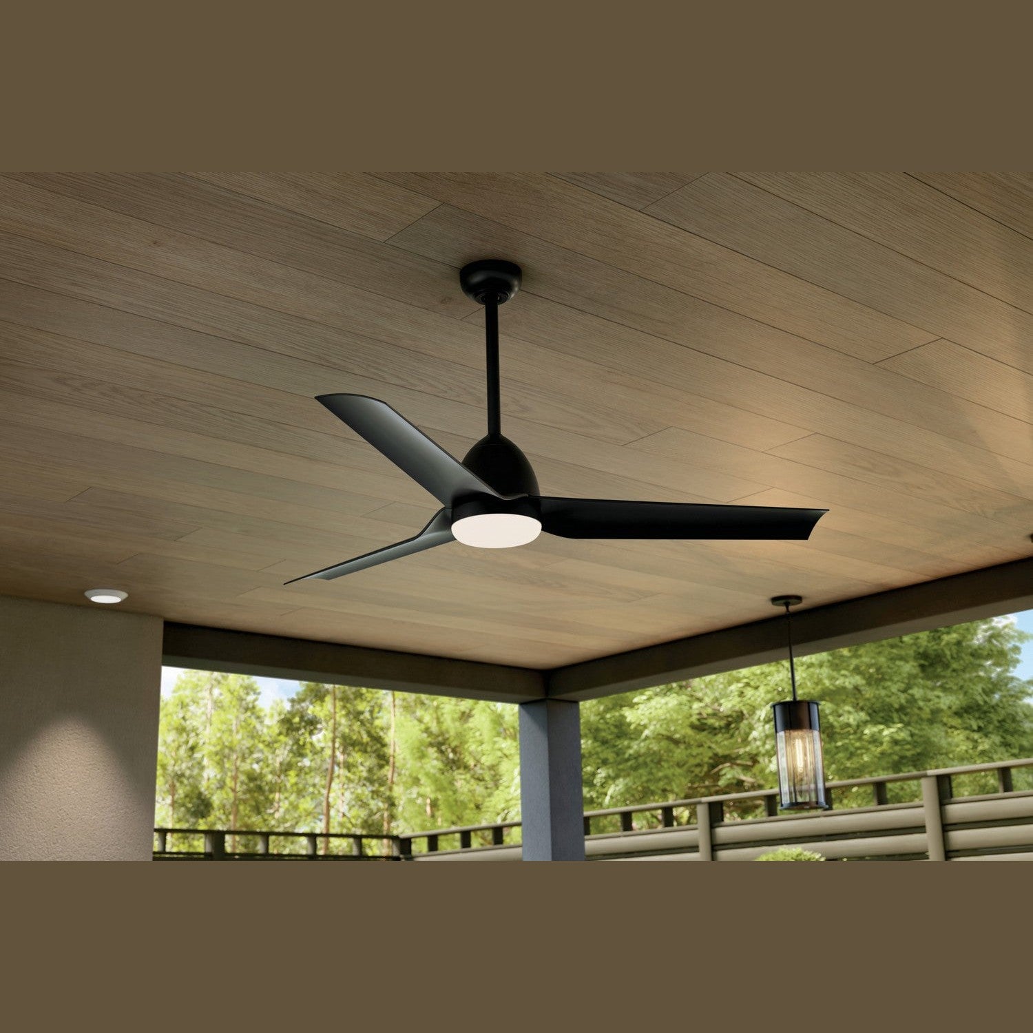 Kichler - 310254SBK - 54"Ceiling Fan - Fit - Satin Black
