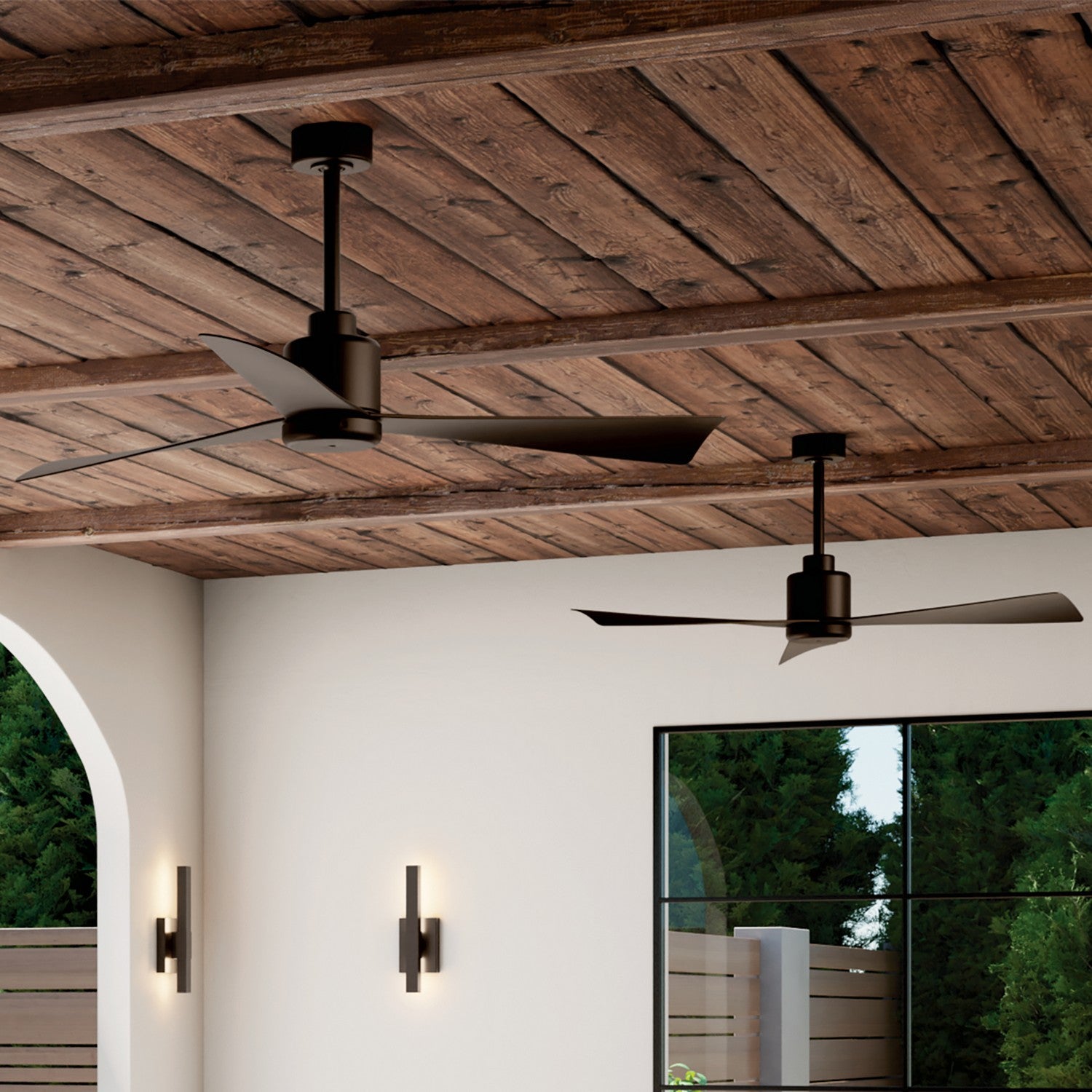 Kichler - 310452SNB - 52"Ceiling Fan - TRUE - Satin Natural Bronze
