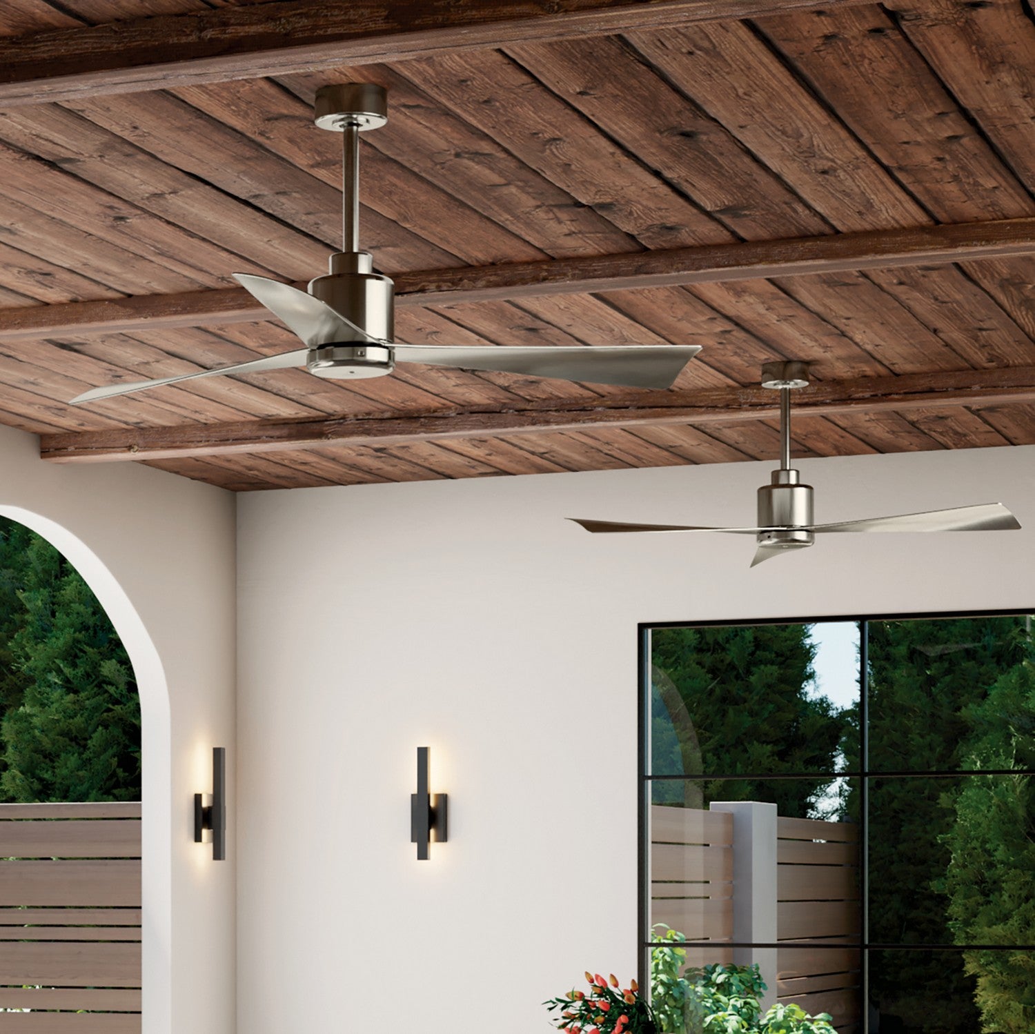 Kichler - 310452BSS - 52"Ceiling Fan - TRUE - Brushed Stainless Steel