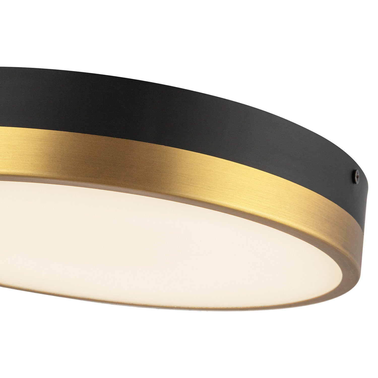 Alora - FM554211AGMB-5CCT - LED Flush Mount - Adelaide - Aged Gold/Matte Black