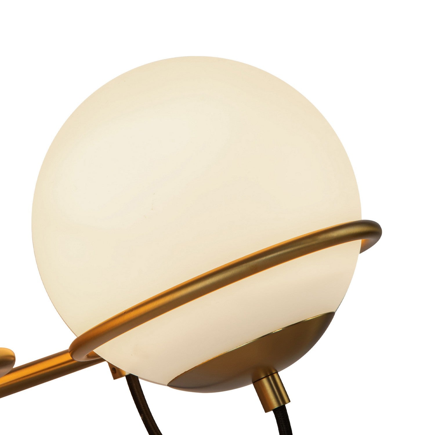Alora - WV458324AGOP - Three Light Wall Vanity - Alba - Aged Gold/Opal Glass