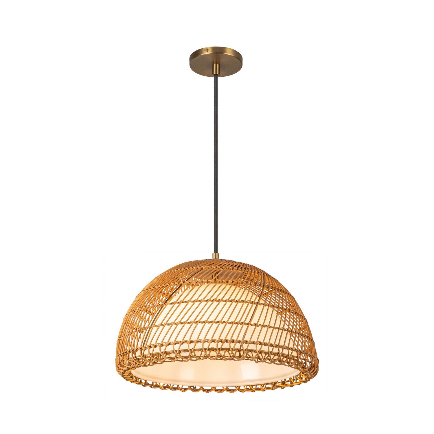 Alora - PD631416BGOP - One Light Pendant - Bondi - Brushed Gold/Opal