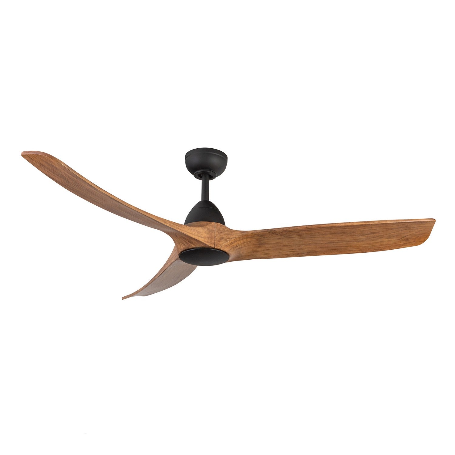 Kuzco Lighting - CF77860-MB/NW - 60"Ceiling Fan - Baylor - Matte Black/Natural Wood