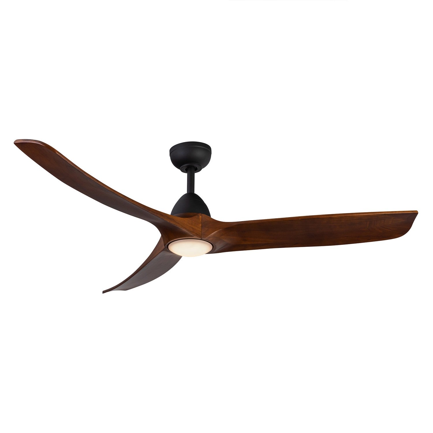 Kuzco Lighting - CF97860-MB/DW - 60"Ceiling Fan - Baylor - Matte Black/Dark Walnut