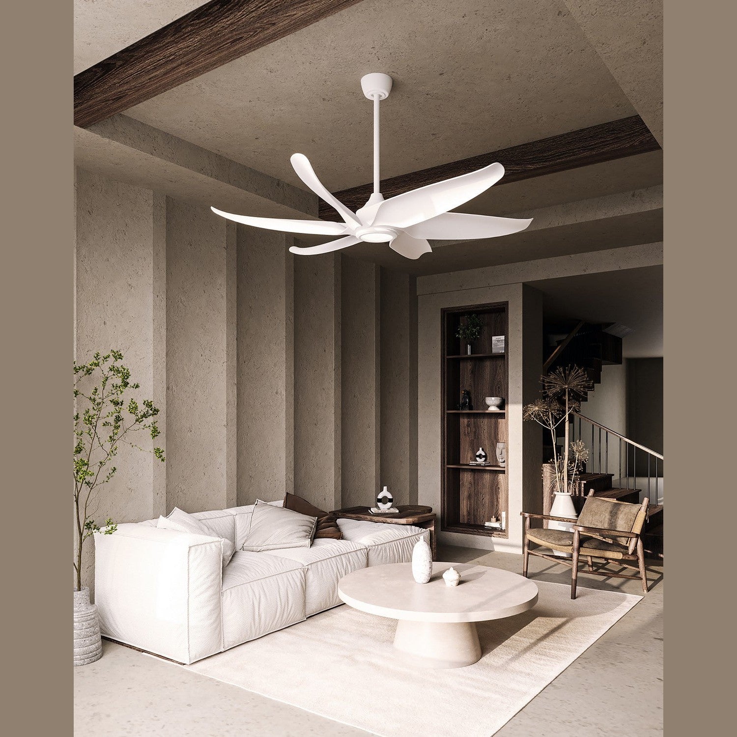 Kuzco Lighting - CF90960-WH - 60"Ceiling Fan - Coronado - Matte White
