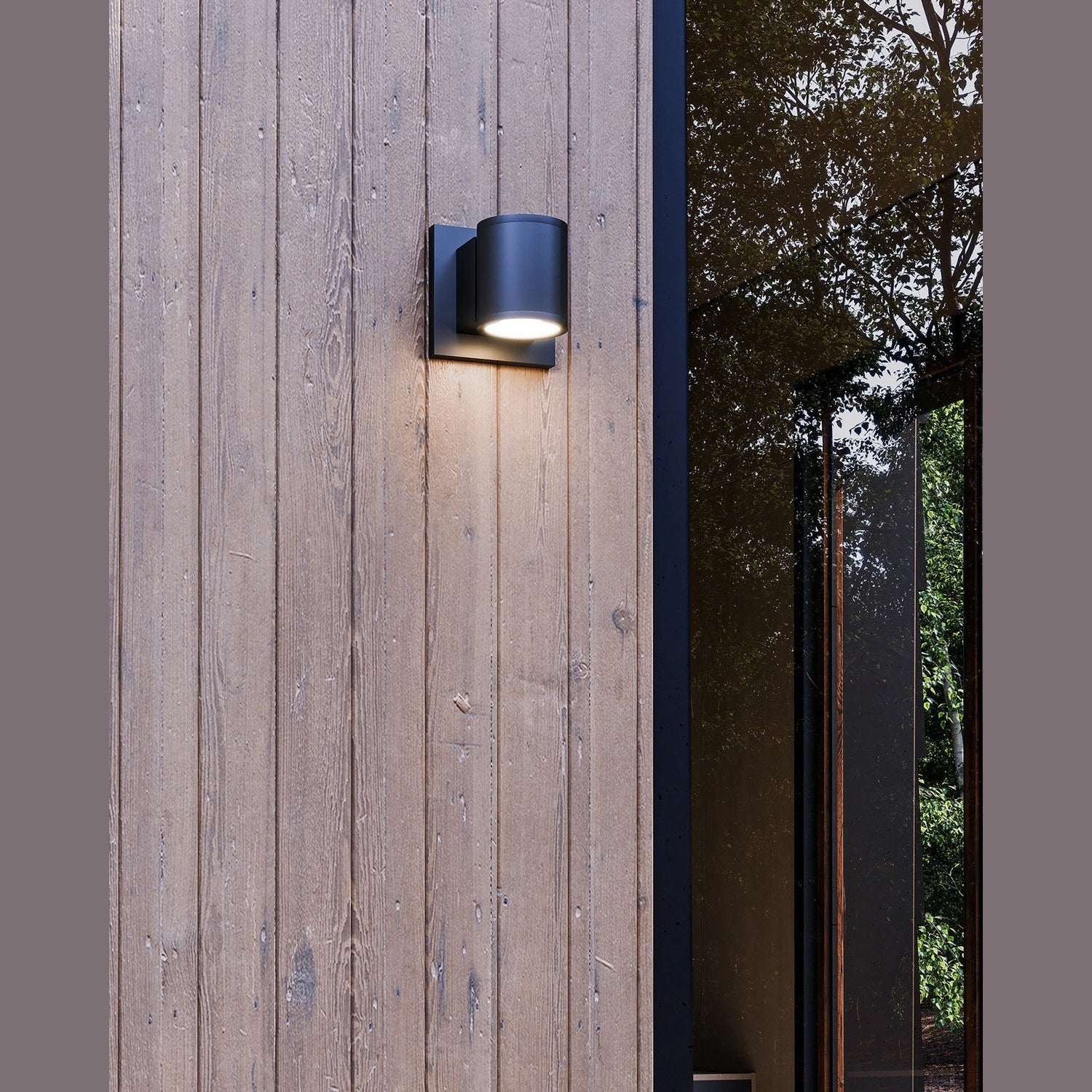Kuzco Lighting - EW44204-BK-UNV - LED Exterior Wall Mount - Griffith - Textured Black