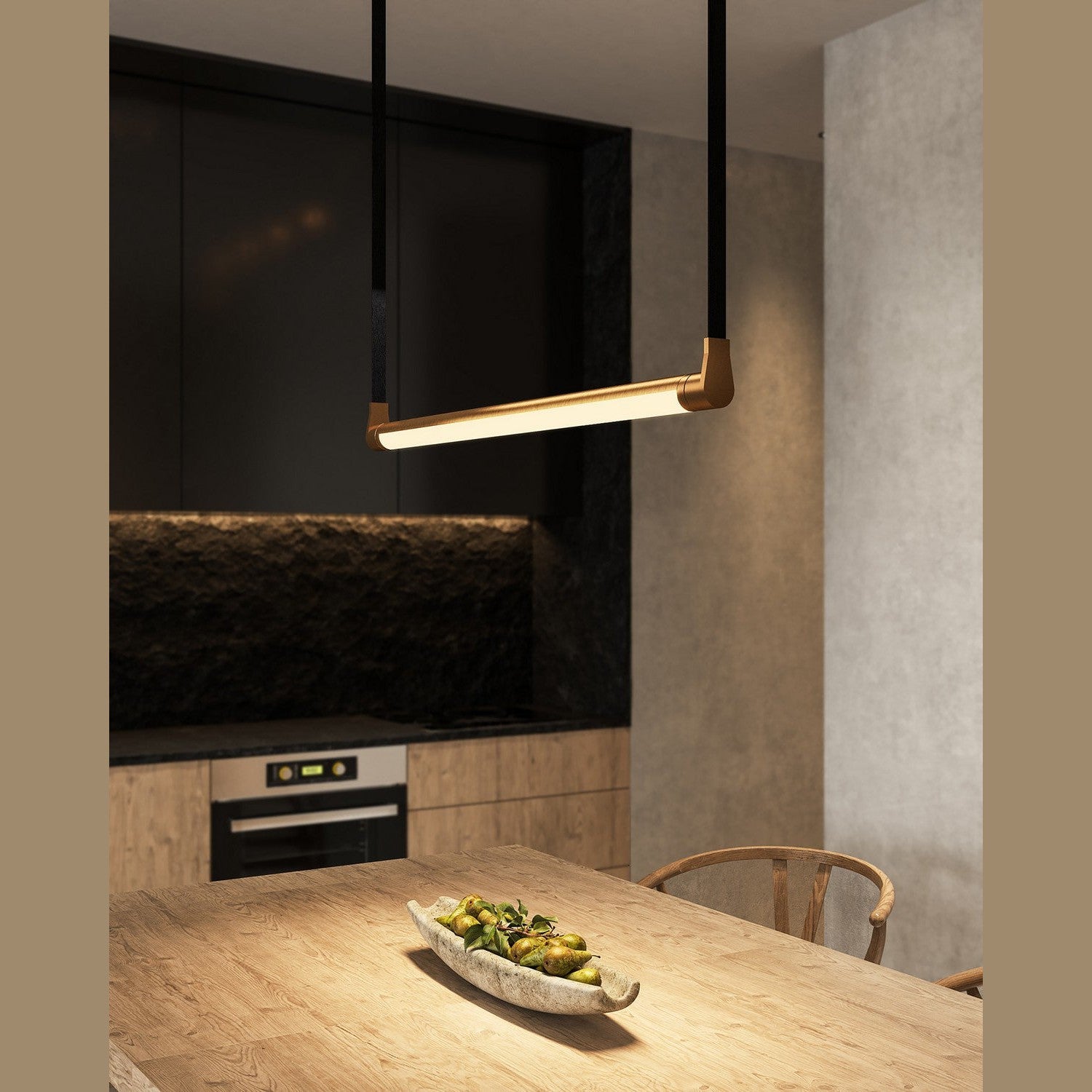 Kuzco Lighting - LP46841-VB - LED Linear Pendant - Laurence - Vintage Brass